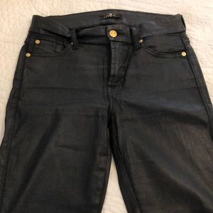7 for mankind coated denim